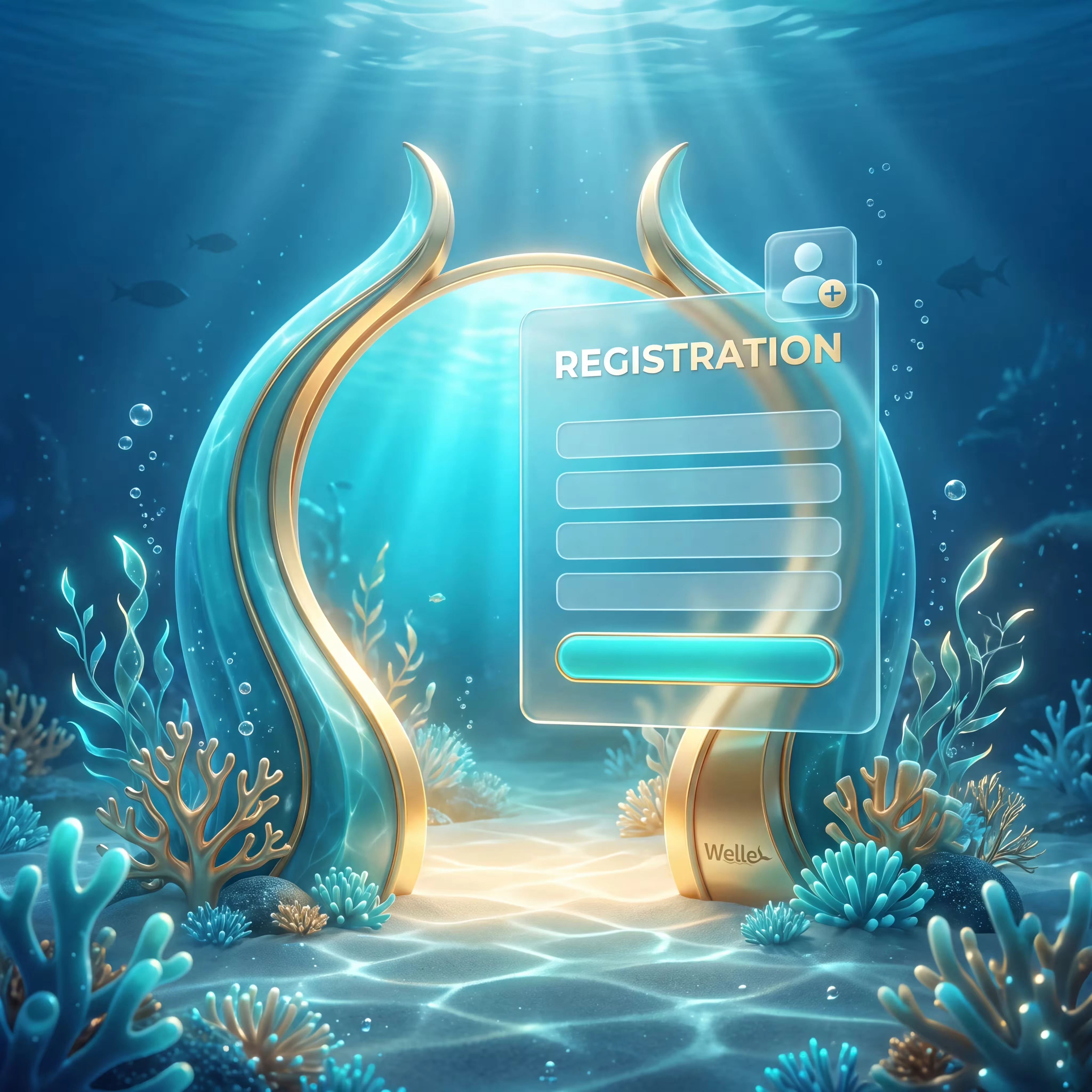 Welle Casino account registration underwater